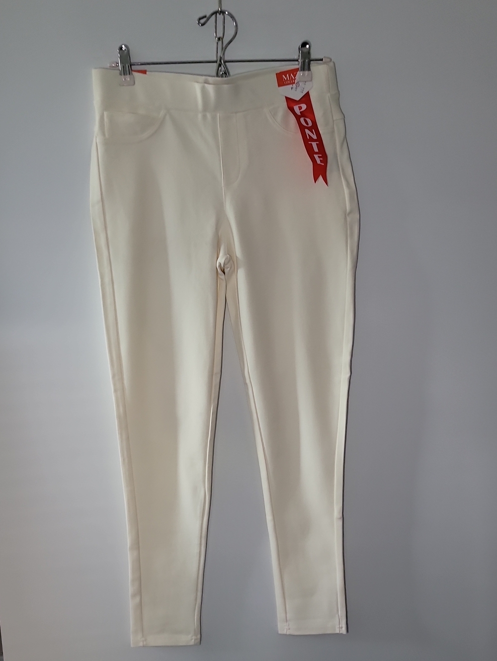 Max Ponte Cream Ponte Leggings
